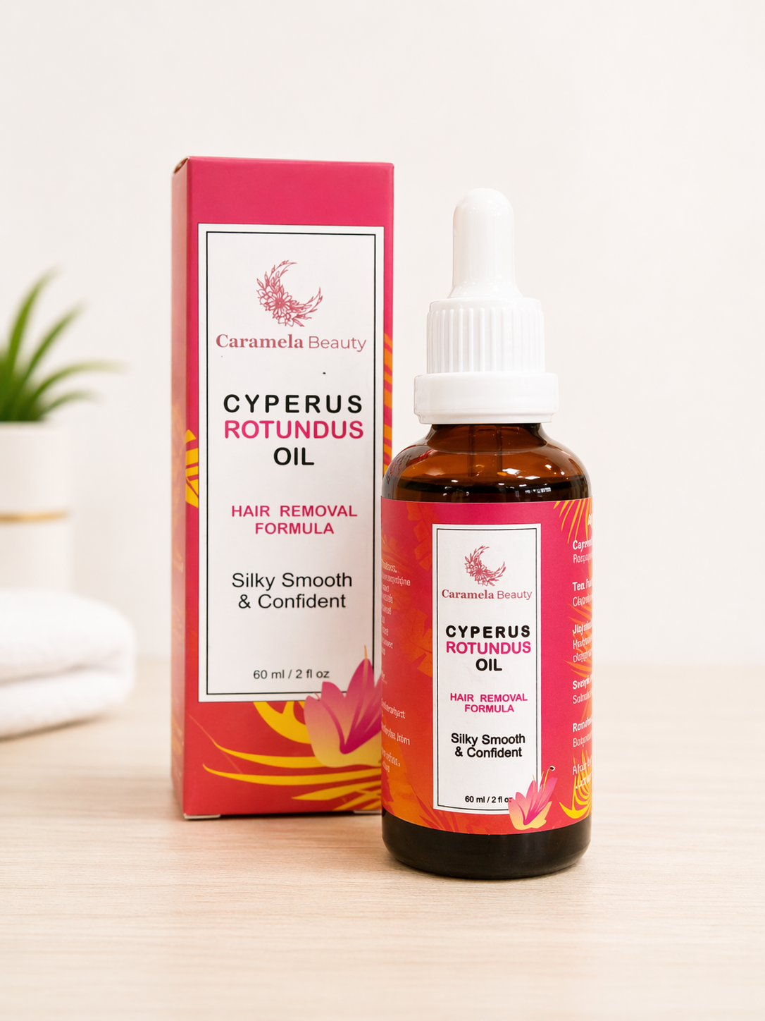 Aceite Cyperus Rotundus para reducir vello
